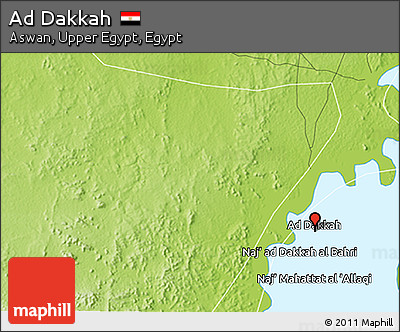 Physical 3D Map of Ad Dakkah