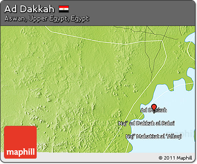 Physical 3D Map of Ad Dakkah