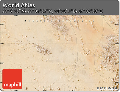 Satellite Map of the Area around 23° 23' 16" N, 34° 4' 30" E