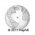 Outline Map of the Area around 23° 23' 16" N, 41° 34' 30" W, rectangular outline