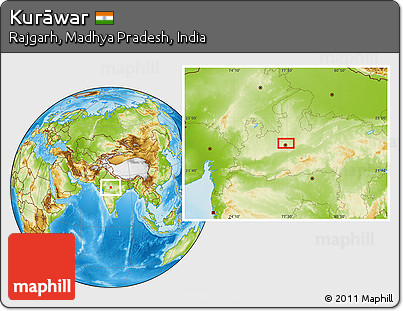 Physical Location Map of Kurāwar