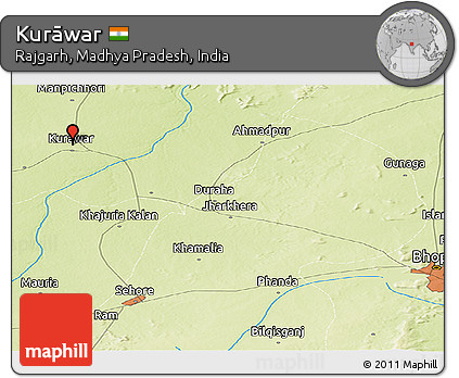Physical Panoramic Map of Kurāwar