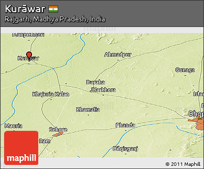 Physical Panoramic Map of Kurāwar