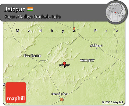 Physical Map of Jaitpur