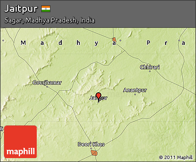 Physical Map of Jaitpur
