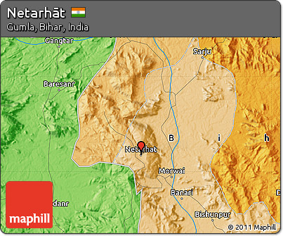 Political Map of Netarhāt