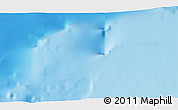 Physical 3D Map of the area around 23° 23' 16" N, 90° 1' 30" W