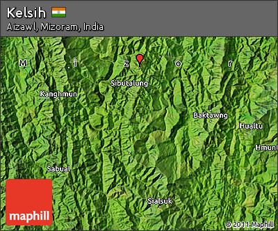 Satellite Map of Kelsih