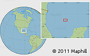 Savanna Style Location Map of the area around 23° 23' 16" N, 92° 34' 29" W