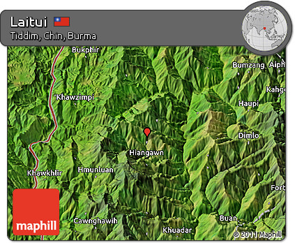 Satellite 3D Map of Laitui