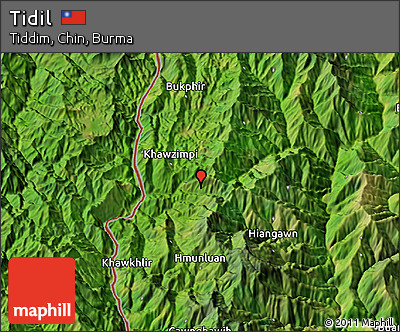 Satellite 3D Map of Tidil