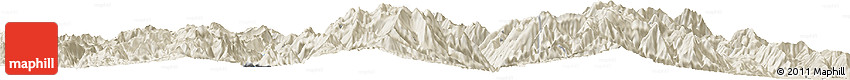 Shaded Relief Horizon Map of Laitui