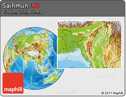 Physical Location Map of Saihmun