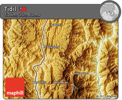 Physical Map of Tidil