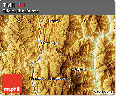 Physical Map of Tidil