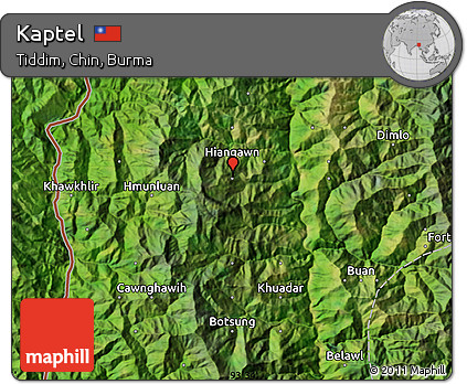 Satellite Map of Kaptel