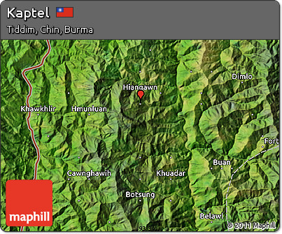 Satellite Map of Kaptel