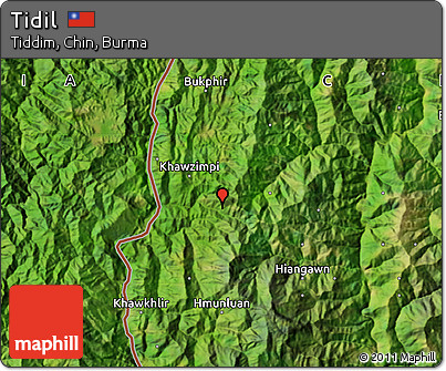 Satellite Map of Tidil
