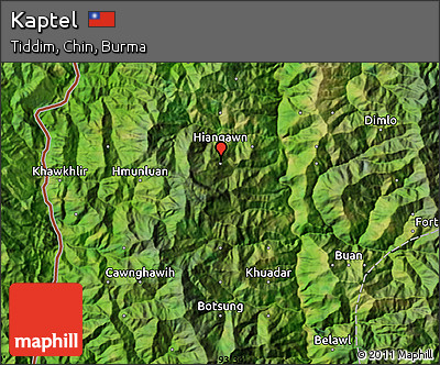 Satellite Map of Kaptel
