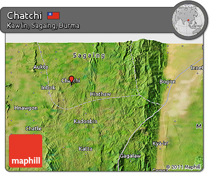 Satellite 3D Map of Chatchi