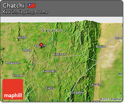 Satellite 3D Map of Chatchi