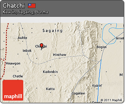 Shaded Relief 3D Map of Chatchi
