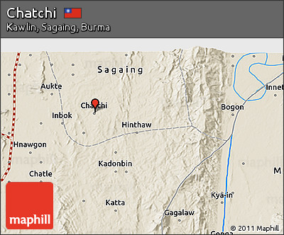Shaded Relief 3D Map of Chatchi