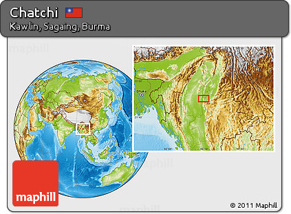 Physical Location Map of Chatchi