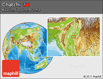 Physical Location Map of Chatchi