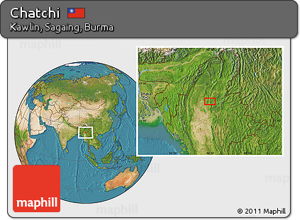 Satellite Location Map of Chatchi