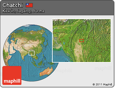Satellite Location Map of Chatchi