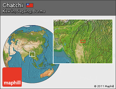 Satellite Location Map of Chatchi