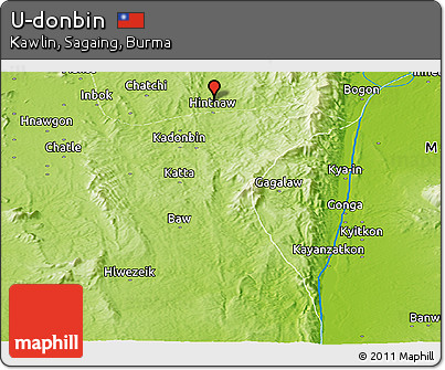 Physical Panoramic Map of U-donbin