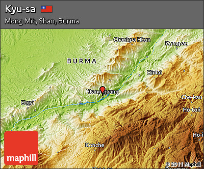 Physical 3D Map of Kyu-sa