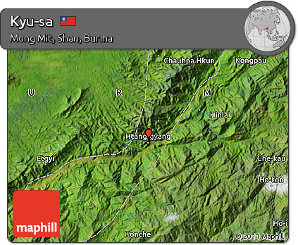 Satellite Map of Kyu-sa