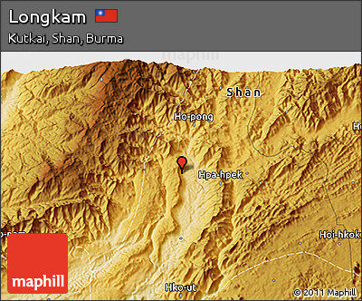 Physical 3D Map of Longkam
