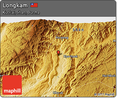 Physical 3D Map of Longkam
