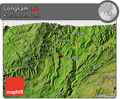 Satellite 3D Map of Longkam