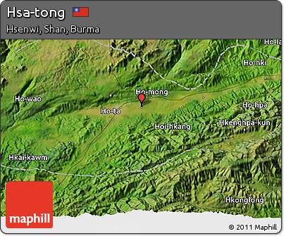 Satellite 3D Map of Hsa-tong