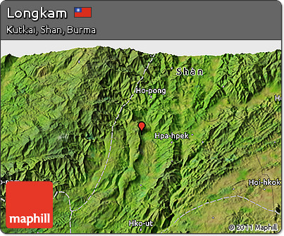 Satellite 3D Map of Longkam
