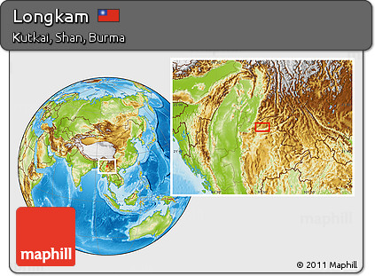 Physical Location Map of Longkam