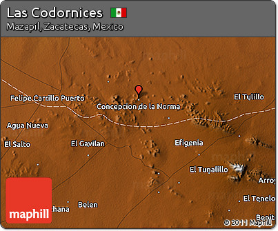 Physical 3D Map of Las Codornices