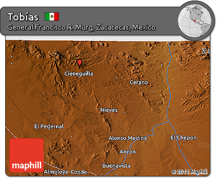 Physical 3D Map of Tobías