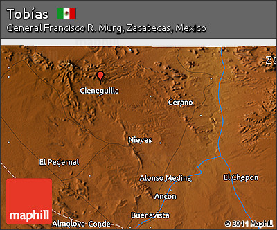 Physical 3D Map of Tobías