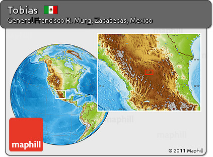 Physical Location Map of Tobías
