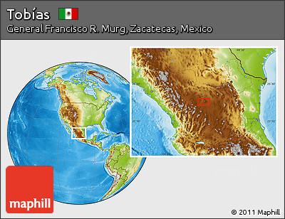 Physical Location Map of Tobías
