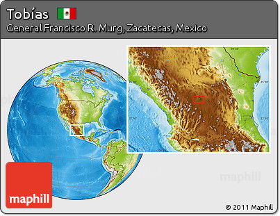 Physical Location Map of Tobías