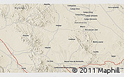 Shaded Relief 3D Map of the area around 23° 53' 5" N, 103° 37' 30" W