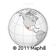 Outline Map of the Area around 23° 53' 5" N, 105° 19' 29" W, rectangular outline