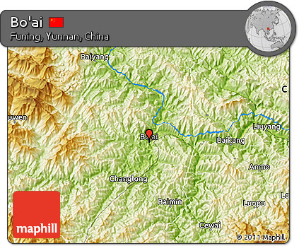 Physical 3D Map of Bo'ai